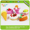 small fast selling items sundae shaped erasers for promotional